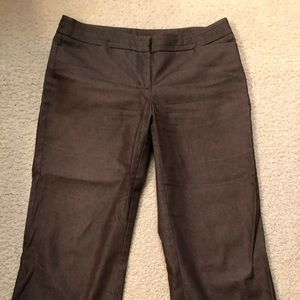 New York & Co. brown crop pants